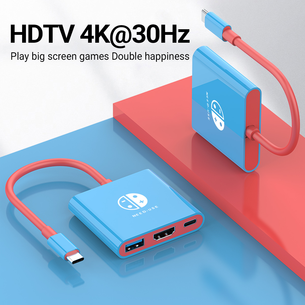 Hdmi Adapter Tablet - USB-хаб 3-в-1 Type-C с адаптером HDMI