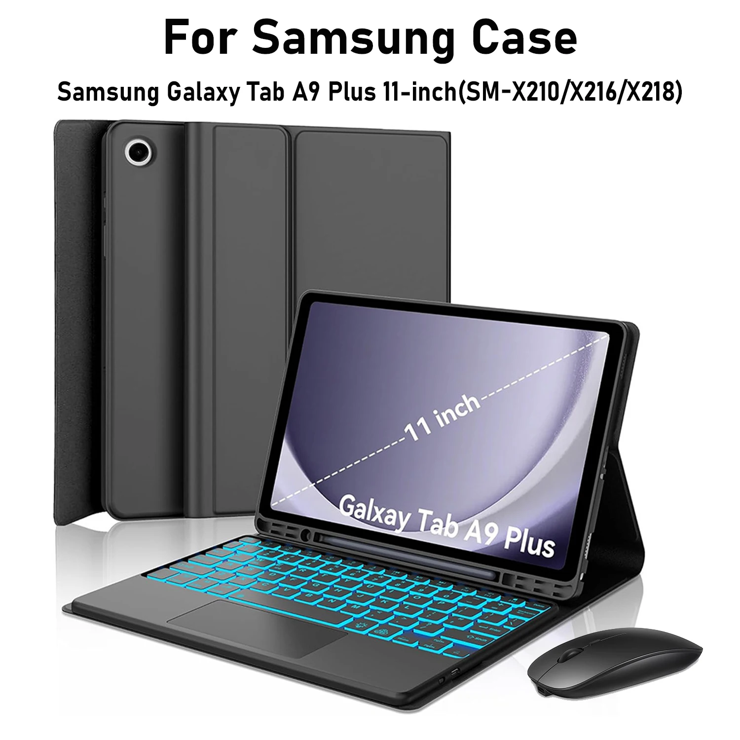Tablet A9 Accessories - Чехол-клавиатура для Samsung Galaxy Tab A9