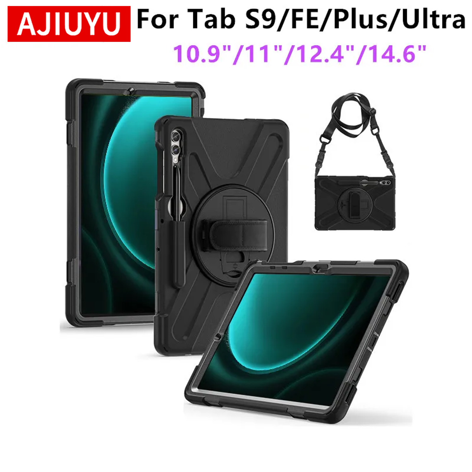 Tablet A9 Accessories - Сверхмощный противоударный чехол для Samsung Galaxy