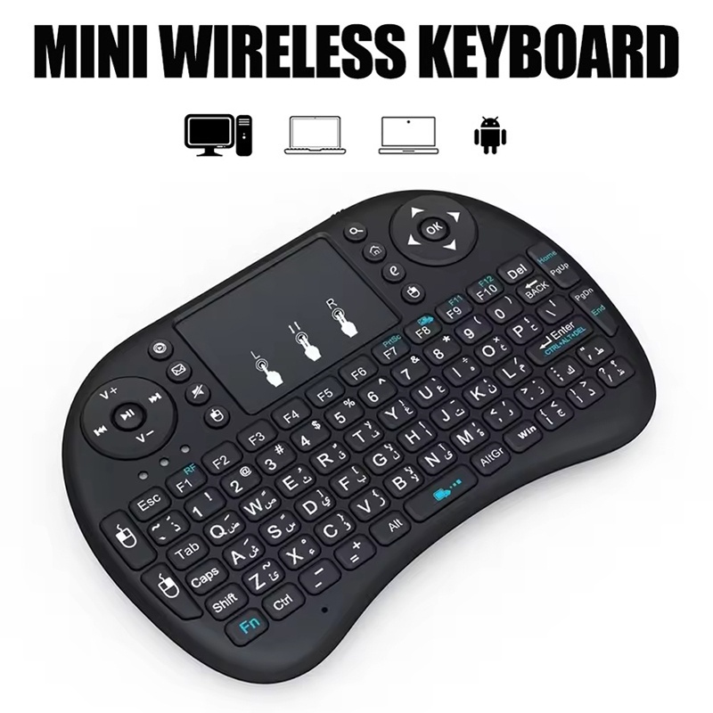 Windows Tablet Accessories - Мини-беспроводная клавиатура 2,4 ГГц без подсветки,