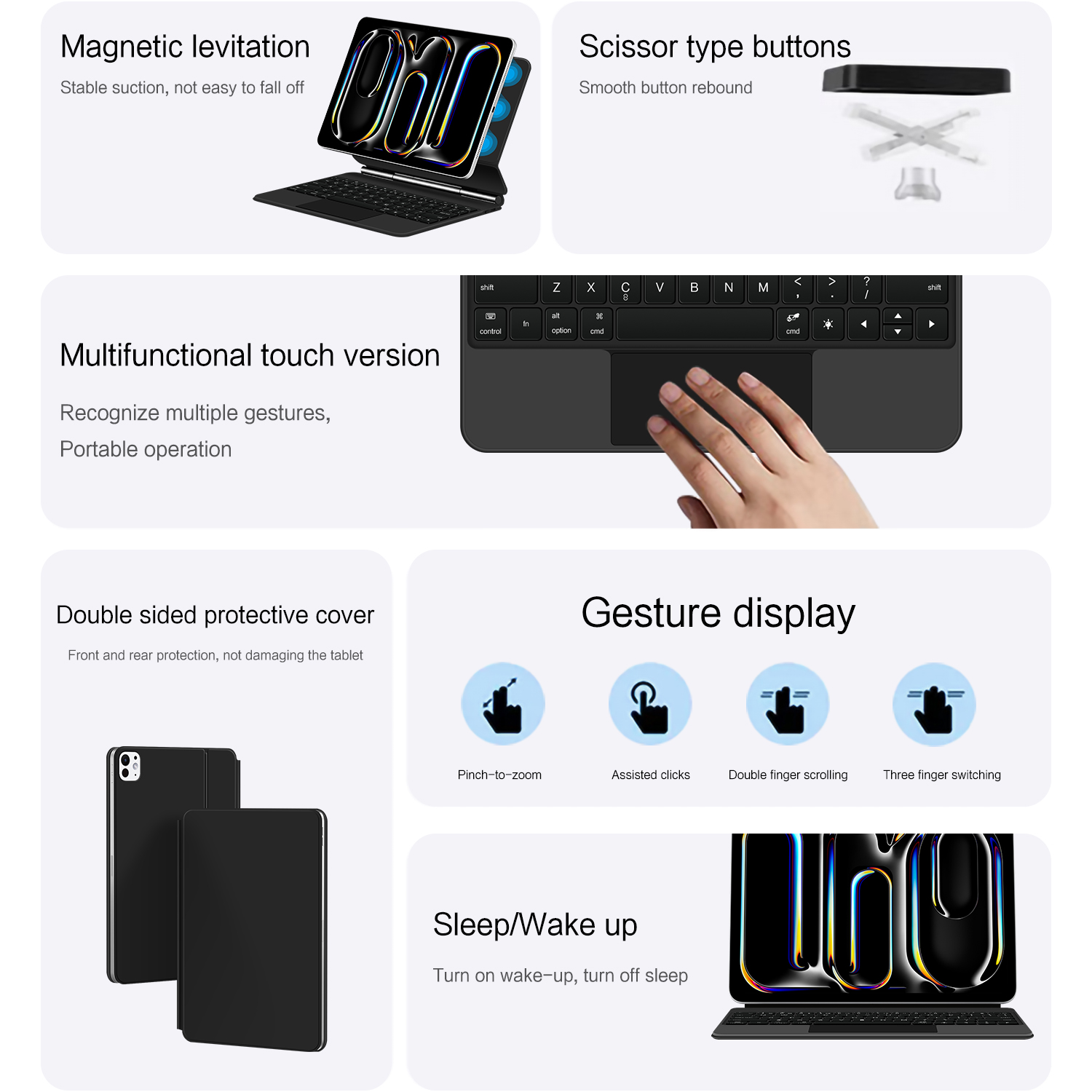 AJIUYU Magic Keyboard Folio дл – обзор и цена Ipad Cover Folio