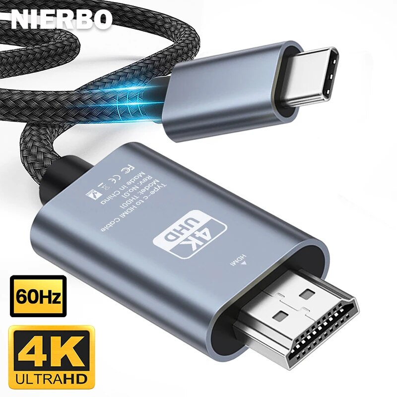 NIERBO USB C — HDMI-кабель 6,6 – обзор и цена Hdmi Adapter Tablet
