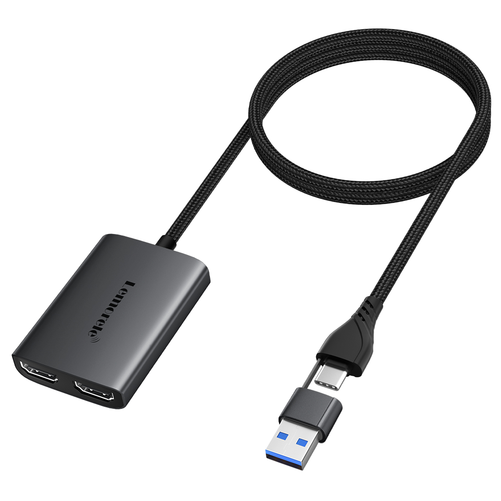 Lemorele Dual HDMI-адаптер 4K  – обзор и цена Hdmi Adapter Tablet