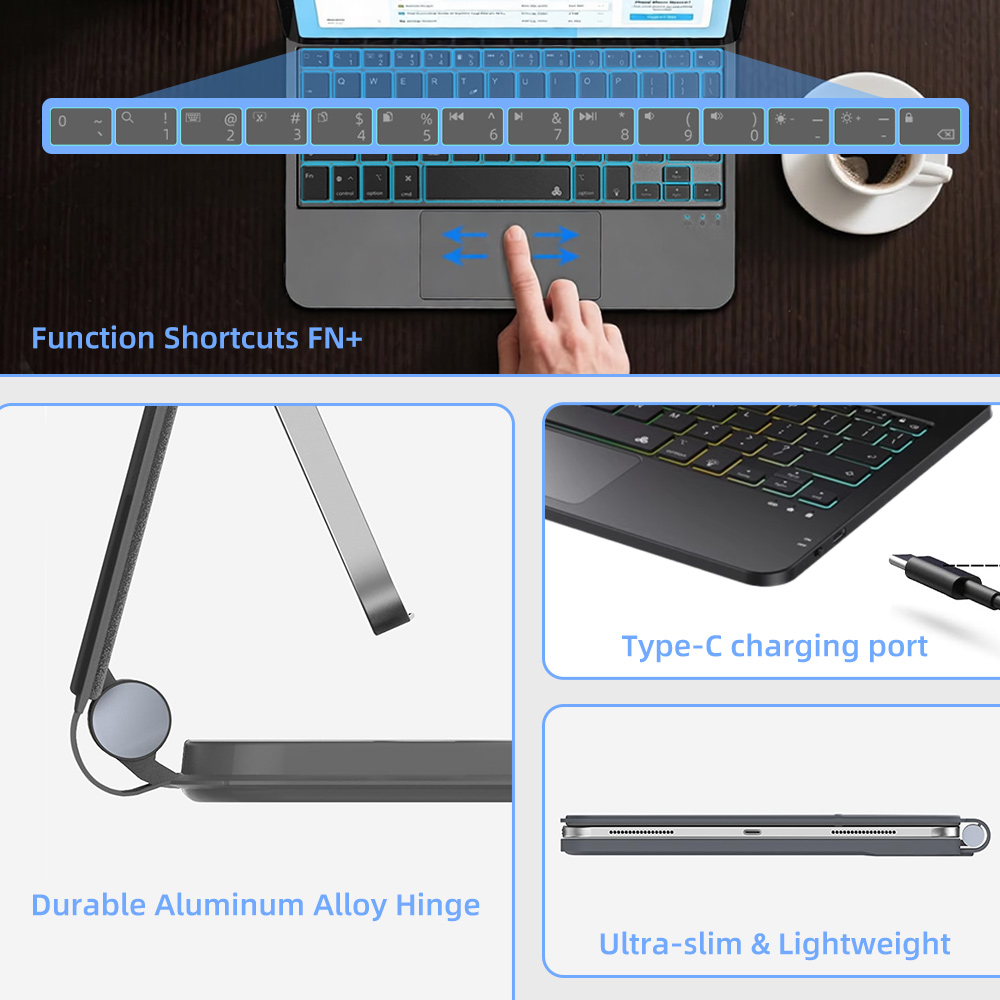 Беспроводной чехол-клавиатура  – обзор и цена Ipad Cover Folio